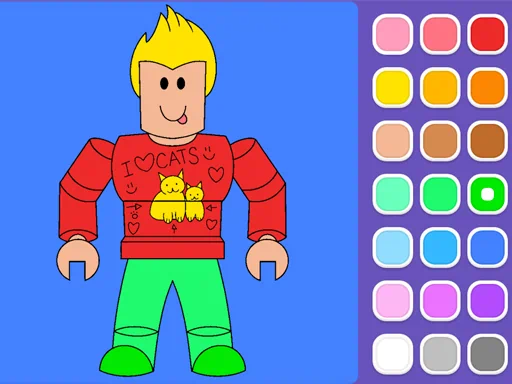 เกมระบายสี Roblox