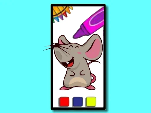 เกมระบายสีหนูแสนสนุก