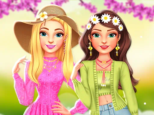 เกมแฟชั่นนิสต้าช่วงปิดเทอมฤดูใบไม้ผลิของ Bffs