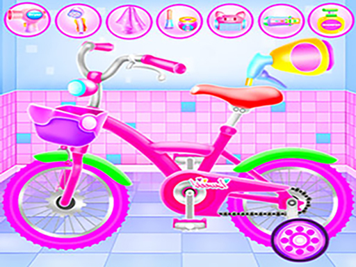 เกมล้างรถจักรยานสาว