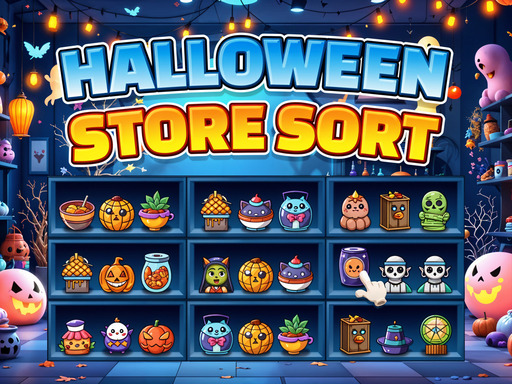 เกมจัดเรียงร้านค้าฮาโลวีน