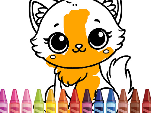 เกมระบายสีสัตว์น่ารักแสนสนุกสำหรับเด็ก
