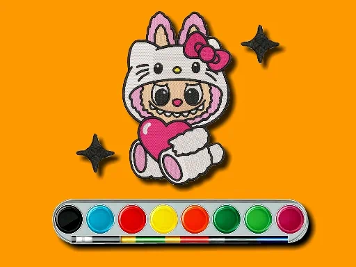 เกมระบายสีผจญภัย Labubu
