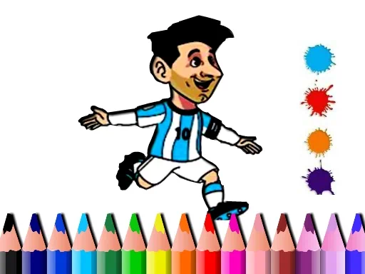เกมระบายสี Bts Messi
