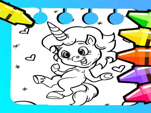 เกมระบายสียูนิคอร์นมหัศจรรย์