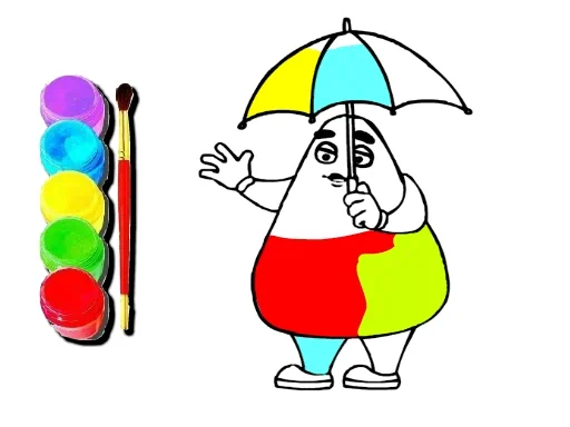 เกม Grimace คลิกและระบายสี