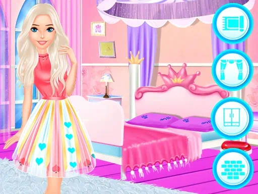 เกมตกแต่งห้องนอนน้องสาว