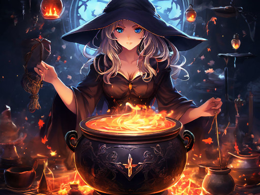 เกมอนิเมะแม่มด