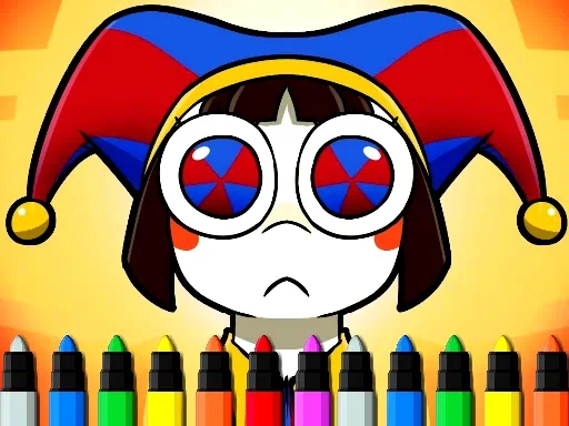 เกมระบายสีผจญภัยคณะละครสัตว์ดิจิทัล