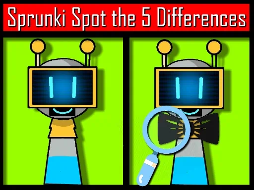 เกมจับผิดภาพ 5 ความแตกต่างจาก Sprunki