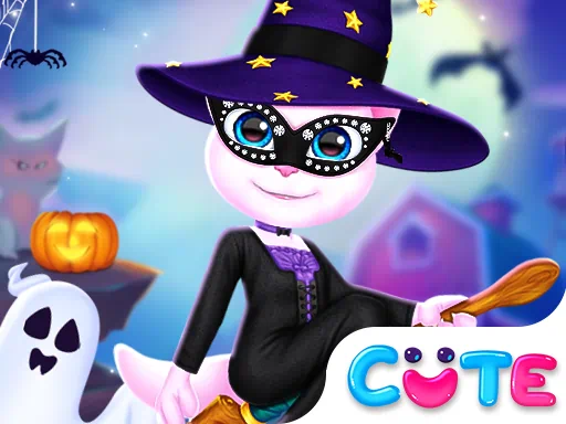 เกมเตรียมการฮาโลวีนของ Cat Girl