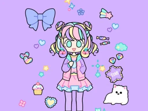 เกมแต่งตัวสาวพาสเทล