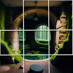 เกมค้นหาภาพกระเบื้องสถานที่ที่ถูกทิ้งร้าง
